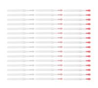 Generic 60pcs Silicone Lip Brush with Cap for Lipstick and Lip Gloss Application, Portable and Reusable Silicone Makeup Tool with Aluminium Handle, for Travel and Parties