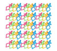 Generic 60Pcs Silicone Small Bobbin Holders for Sewing and Embroidery, Durable Anti-Drop Clips for Thread Organization