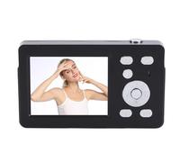 Generic 64MP Digital Camera Dual Screen Retro Style 4K Video Recording 18x Zoom Auto Focus Portable Selfie Camera for Travel Vloggers Content Creators (Black Pink)