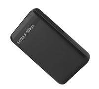 Generic 6Gbps 2.5" USB3.0 Hard Drive Enclosure Tool-Free Installation for and Mac Users (Black)