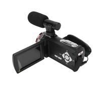 Generic 6K Video Camera Camcorder 64MP HD Dual Lens 3 Inch Rotation Screen Wide Angle Digital Video Recorder with Wireless Mic Remote for Travel