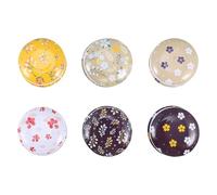 Generic 6pcs 15g Tinplate Lip Balm Jars with Lid Small round Retro Cosmetics Boxes for Lip Gloss Storage Lightweight and Easy to Carry, for Travel and Daily Life