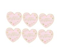 Generic 6pcs Alloy Heart Brooch Pins for Women Secure Scarf Holders Decorative Lapel Pins for Coats Sweaters Bags Stylish Valentine S Day and Special Occasions