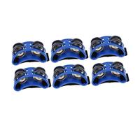 Generic 6pcs Boys and Girls Foot Tambourine Percussion Instrument Ankle Bells for Music Parties and Games Creative Rhythm Accessory for Developing Coordination and Concentration