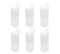 Generic 6pcs Golf Ball Display Boxes for Storage and Display, Pe Material Protective Golf Ball Storage Containers Stable Protection for Sports Memorabilia