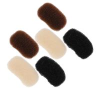 Generic 6pcs Hair Booster Blond Snap Barrette Hair Clip Updo Dryer Hair Bun Hair Styling Clamp Hair Clips for Base Net Updo Hair Clip Clasp Hair Toppers Hair Bump up Clamp Nylon Silk