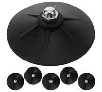 Generic 6Pcs Heavy Duty Rubber Suction Cups Replacement Base for Punching Bag Suitable for Upright Boxing Bag Mount