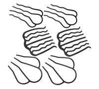 Generic 6pcs Metal Hair Side Combs Hair Fork Clip Pins Updo Bun U Shape Hair Styling Combs Tool For Vintage Hairstyle Hair Accessories