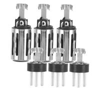 Generic 6pcs Microphone Accessory Connector Mini Bunny Ears for Crafts Mini Air Conditioning Rabbit Ears for Crafting Gong Musical Instruments Gongs Digital Display Air Conditioning Metal