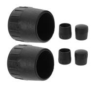 Generic 6pcs Microphone Stand Foot Caps Rubber Leg Covers for 25mm Mic Arms Sturdy Non-slip Protectors for Professional Instruments