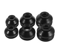 Generic 6pcs Rubber Tie Rod Dust Boot Covers Precision Fit Ball Joint Boot Replacement for Cars Suvs Trucks Automotive Joint Protection Easy DIY Installation Black Suspension Steering