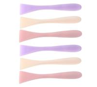Generic 6PCS Silicone Facial Mask Brushes Soft Applicators for Precise Clay Mud Cream Mask Application Versatile Skincare Tool with Stylish Colors for Home Beauty Routine