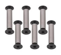 Generic 6pcs Stainless Steel Handle Screws with Hex Construction for Quick Installation and Universal Application, for Automotive Jobs and Maintenance Tasks, Sturdy Knife Fastening Rivets