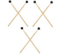 Generic 6pcs Tongue Drum Mallet Percussion Drumsticks for Xylophones and Tongue Drums Practice Tool for Beginners and Professionals