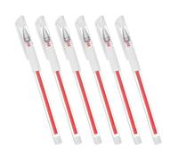 Generic 6pcs Waterproof Eyebrow Position Pens for Precise Tattoo Mapping, Portable Plastic Beauty Tools with High Precision for Weddings and Stage Performances
