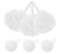 Generic 6pcs Wear-Resistant Bathing Balls Portable Exfoliating Bath Sponges for Shower Body Cleaning and Back Scrubbing Thick Mesh Loofahs with Easy Generation for Travel and Home Use