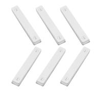 Generic 6pcs Window Screen Clips Screen Installation Clips No-Drill Abs Iron White for Window Mesh Patio