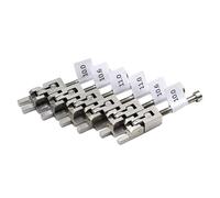 Generic 6x E Guitar Saddles Professional for Fixed Bridges 10.0 10.6 11.0 Mm