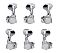 Generic 6x Guitar Tuning Key Pegs Left 1:18 Modern Easy to Install Supplies Accessories