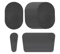 Generic 6x Legs Arms Hair Removal Pads Underarm Lips Body Hair Exfoliator Tools, 80PCS Black