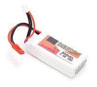 Generic 7.4V 850mAh JST Plug Rechargeable Lipo Battery Long Service Life for Drones Lithium White 1 Piece
