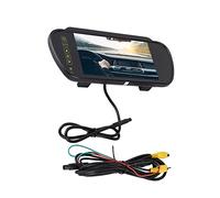 Generic 7" LCD Display Backup Camera Monitor with Wide Range of Applications for Various Vehicles, No Needed