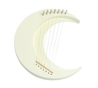 Generic 7 String Lyre Harps Moon Design Portable Interactive Lyre Harps Instrument