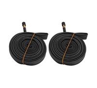 Generic 700x23C Butyl Rubber Inner Tubes with 48mm Schrader Valve 2 Pack Easy Install for Road and Mountain Bicycles