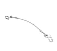 Generic 70cm Trailer Safety Chain Heavy Duty Reliable Towing Wire Ropes for Trailer RV 3500lbs Load Capacity