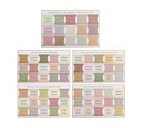 Generic 75Pcs Laminated Bible Tabs Bible Index Tabs for Easy Navigation (Sunset Shadow)