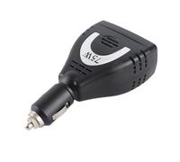 Generic 75W DC12V to AC Car Power Inverter Adapter Efficient Converter for Road Trips and Field Work