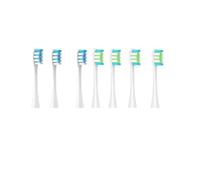 Generic 7pcs Brush Heads, Compatible with Oclean, Flow X X PRO Z1 | For F1, One, Air 2, SE, Air 2T, X10 sonic toothbrushes; soft W-shaped bristles(3Blue 4Wgreen)