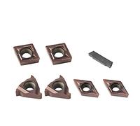 Generic 7PCS Multifunctional Solid Carbide Inserts, Lathe Turning Tools with Various Types for High Efficiency and Long Life