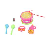 Generic 7Pcs Musical Instrument Educational Toy Set ABS Material Bell Trumpet for Kids Children