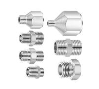Generic 7Piece Sprays Nozzle Adapter Set Resistant Fast Link Air Tool Fittings for Industrial and Craft Use High Stream Spraygun Fittings
