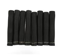 Generic 8 Black 1200° Spark Plug Wire Boots Shield Sleeve, Heat Protector Cover for SBC 350 454, Titanic LS1/LS2 with 16pcs Stainless Steel Wire Ties, Fits Most Hot Rods and Classics