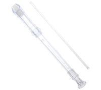 Generic 8 Hole Recorder Flute in G Key Abs Material with Cleaning Rod and Manual, Simple and Labor-saving Playing for Beginner Instrument Use in Classroom or Recording