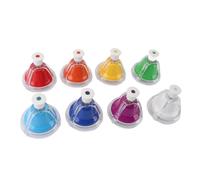 Generic 8 Pcs Colorful Desk Hand Bells with 8 Notes for Music Learning and Play for Kids Made of Durable Metal and ABS