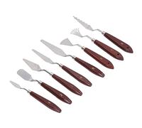 Generic 8 Pcs Painting Knife Set, Versatile Stainless Steel Palette for Art Mixing and Scraping, Ideal for Artists and Painters