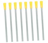 Generic 8 pcs Triangle Instrument Durable Musical Triangle Percussion with Striker for Classroom Outdoor Music Activities for Preschool Rhythm Development