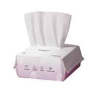 Generic 80-count Disposable Face Wipes Multi-purpose Makeup Remover Pads for Home and Travel Soft for Skincare Wet or Dry Use Random Style