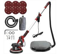 Generic 800W Drywall Sander - Dust-Free, Adjustable Speed - Ideal For Ceiling And Wall Polishing - Includes Automatic Vacuum System, 6 Pcs Sanding Discs