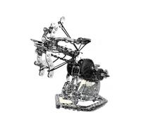Generic 812PCS Metal Dragon Hunting Crossbow Model Kit - DIY Mechanical Gear Puzzle for Adults, SW-079 Screw Assembly Intelligence Building Blocks