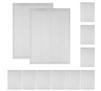 Generic 84 Sheets White Waterproof Printable Name Tag Stickers 46x11mm Rectangular Self-Adhesive Coding Labels for File Organization and Product Classification