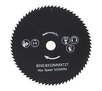 Generic 85mm*10mm 72T HSS Sawdust Circle Saw Vane/Wing Cutting Wheel for Wood