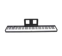 Generic 88 Keys Portable Folding Piano Keyboard for Beginners with Built-in Speakers and Foot Pedal in Compact Design