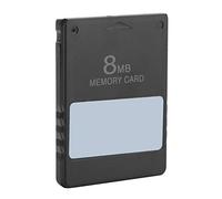 Generic 8mb/16mb/32mb/64mb Game Memory Card Free MCboot for, FMCB V1.953 Included, No Area Limitation, Easy to Use, ABS Material, Black, 4cm X 6cm X 0.7cm (8MB)