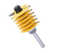 Generic 8mm Shank Finger Joint Router Bit Strong Steel Woodworking Milling Cutter for Drawers or Woodwork Enthusiasts