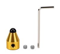 Generic 8mm Tuning Fork Base, Universal Aluminum Alloy Tuning Fork Foot with Screws Hex Wrench for Meditation Yoga (Black Agate)