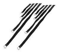 Generic 8pcs Black Nylon Cable Straps with Buckles for Organizing Ropes and Cords, Special Design with Fine Craftsmanship, for Garage Organization and Tool Storage